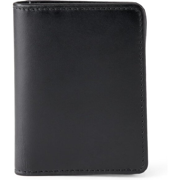Men's Leather Black Casual Bifold Wallet Card Style 6 Card Pockets design Design